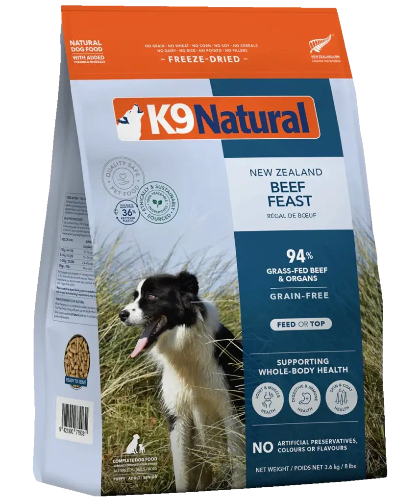 K9 Natural Beef Feast | Grain-Free Freeze-Dried Dog Food