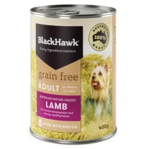 Black Hawk Lamb Wet Dog Food can – grain-free Australian lamb recipe for adult dogs