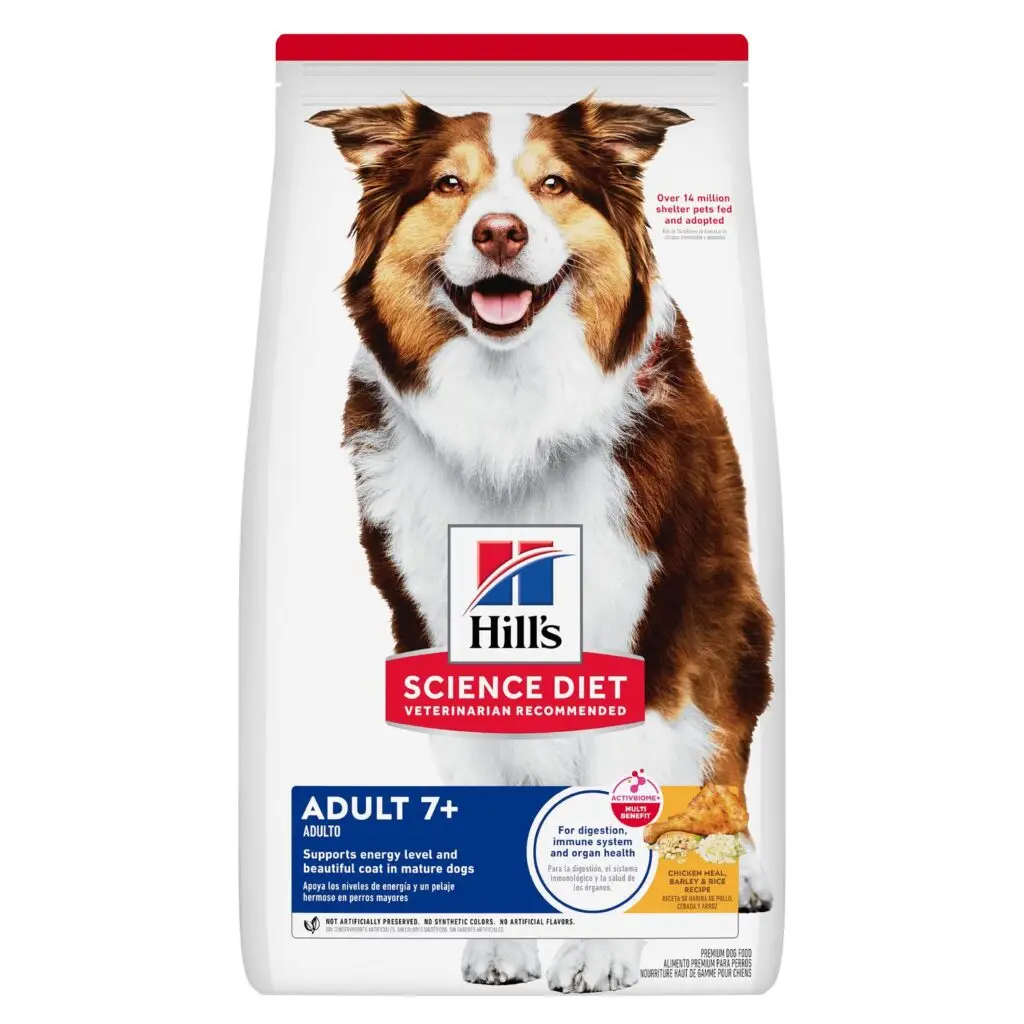 Hill's Adult 7+ Chicken Meal, Barley & Rice Recipe Dog Food