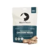 Freeze Dried Chicken Necks with Treat Pieces Meaty Treaty Freeze Dried Chicken Necks pack with chicken neck pieces displayed.