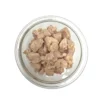 Freeze Dried Chicken Breast with Colostrum Dog Treats Bowl View Freeze dried chicken breast with colostrum dog treats displayed in glass bowl