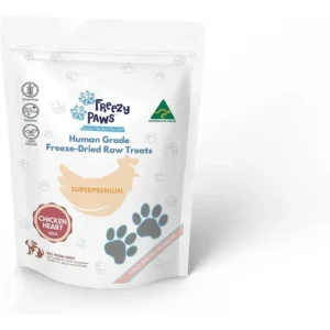 Freeze dried chicken heart dog treats