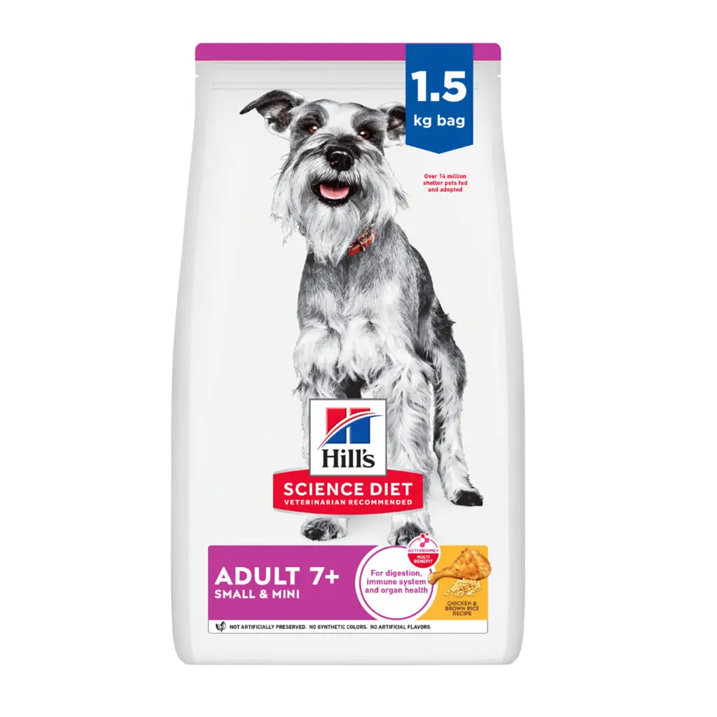 Hills Science Diet Small And Mini Chicken And Brown Rice Recipe 7+ Mature Senior Dry Dog Food