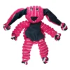 kong-floppy-knots-bunny-squeak-toy-for-dogs-front KONG Floppy Knots Bunny Squeak Toy for Dogs front view showing pink and navy plush rope design