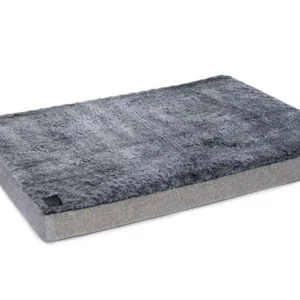 Superior Ortho Dog Mat in Arctic Faux Fur showing full mat surface