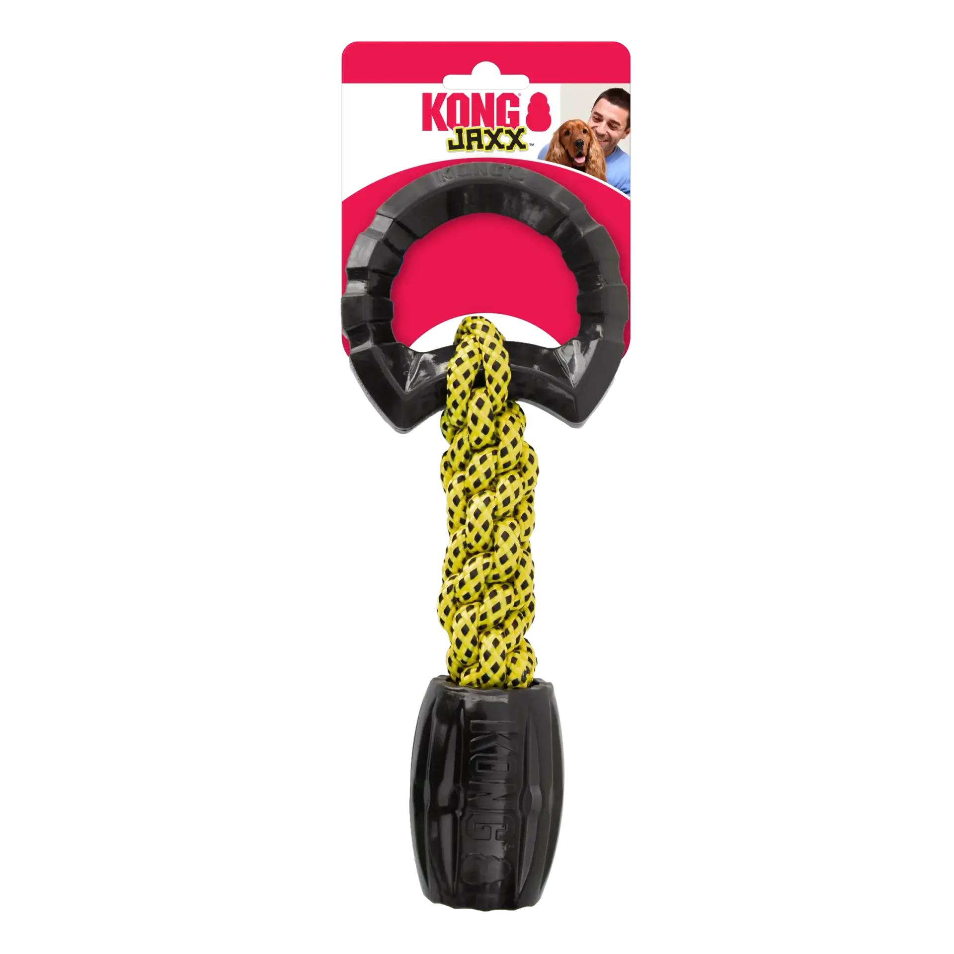 KONG Jaxx Braided Rope Tug Toy Large for Dogs in original KONG packaging