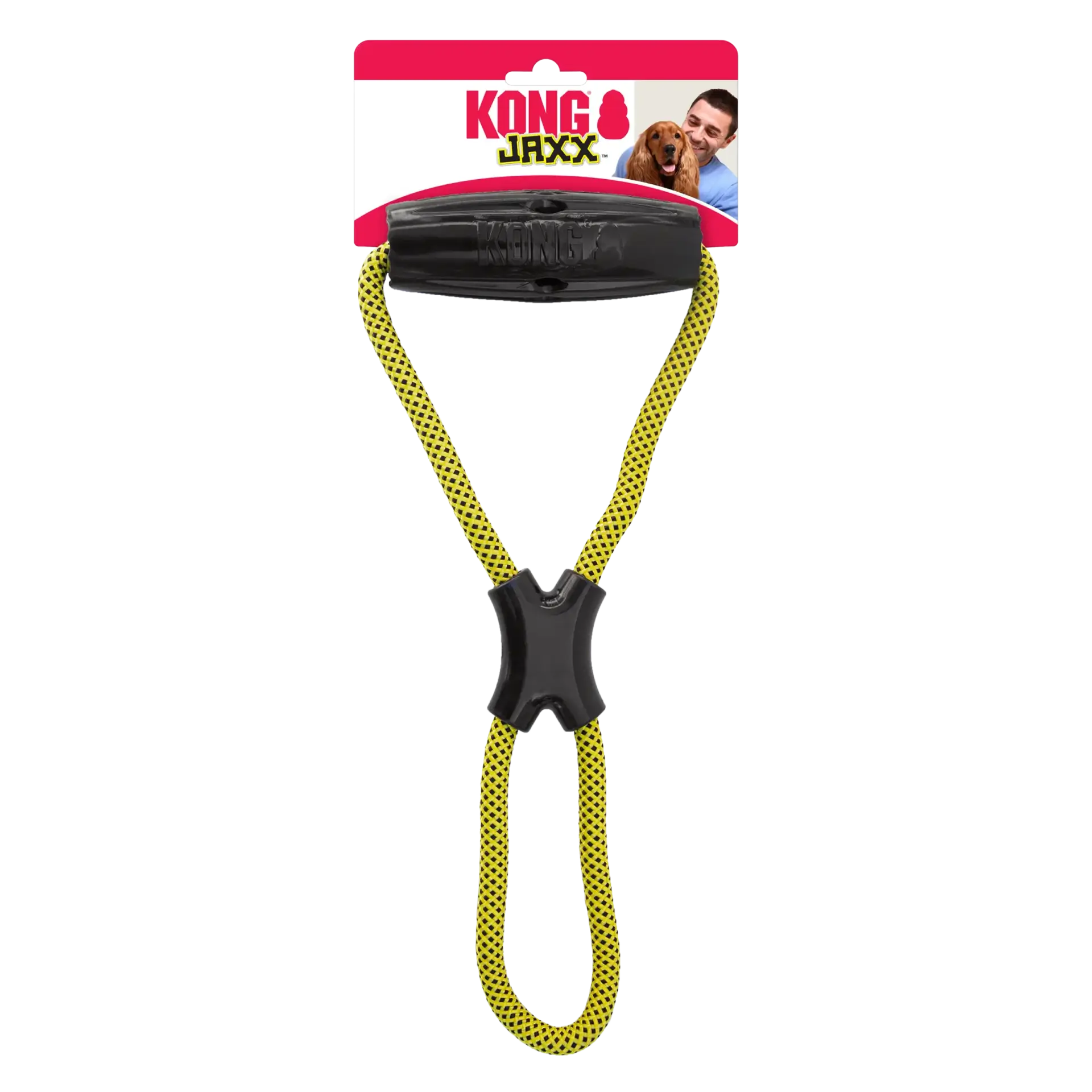 KONG Jaxx Infinity Rope Tug Toy Large for Dogs in original KONG packaging