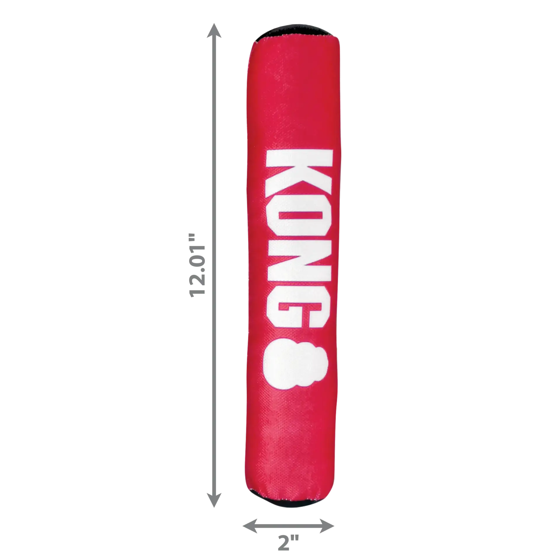 KONG Signature Stick Dog Toy Medium size dimensions 12.25 inches by 2 inches