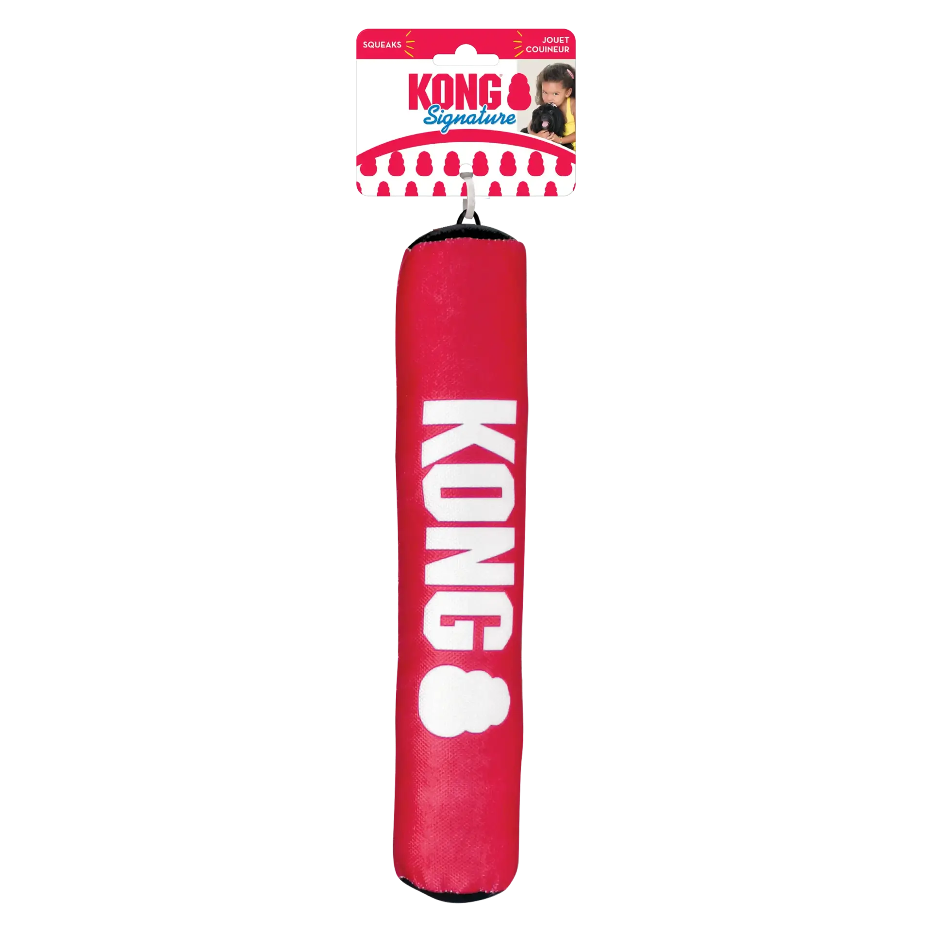 KONG Signature Stick Dog Toy Medium in original KONG packaging