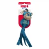 KONG Wubba Ballistic Friends Tug Toy – Blue Monkey Character Blue KONG Wubba Ballistic Friends Tug Toy shaped like a monkey with floppy tails for fetch and tug play.