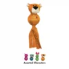 KONG Wubba Ballistic Friends Tug Toy – Orange Tiger Character Orange KONG Wubba Ballistic Friends Tug Toy shaped like a tiger, shown with assorted animal character options.