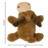 kong-cozie-marvin-moose-xl-size KONG Cozie Marvin Moose XL toy with size measurements