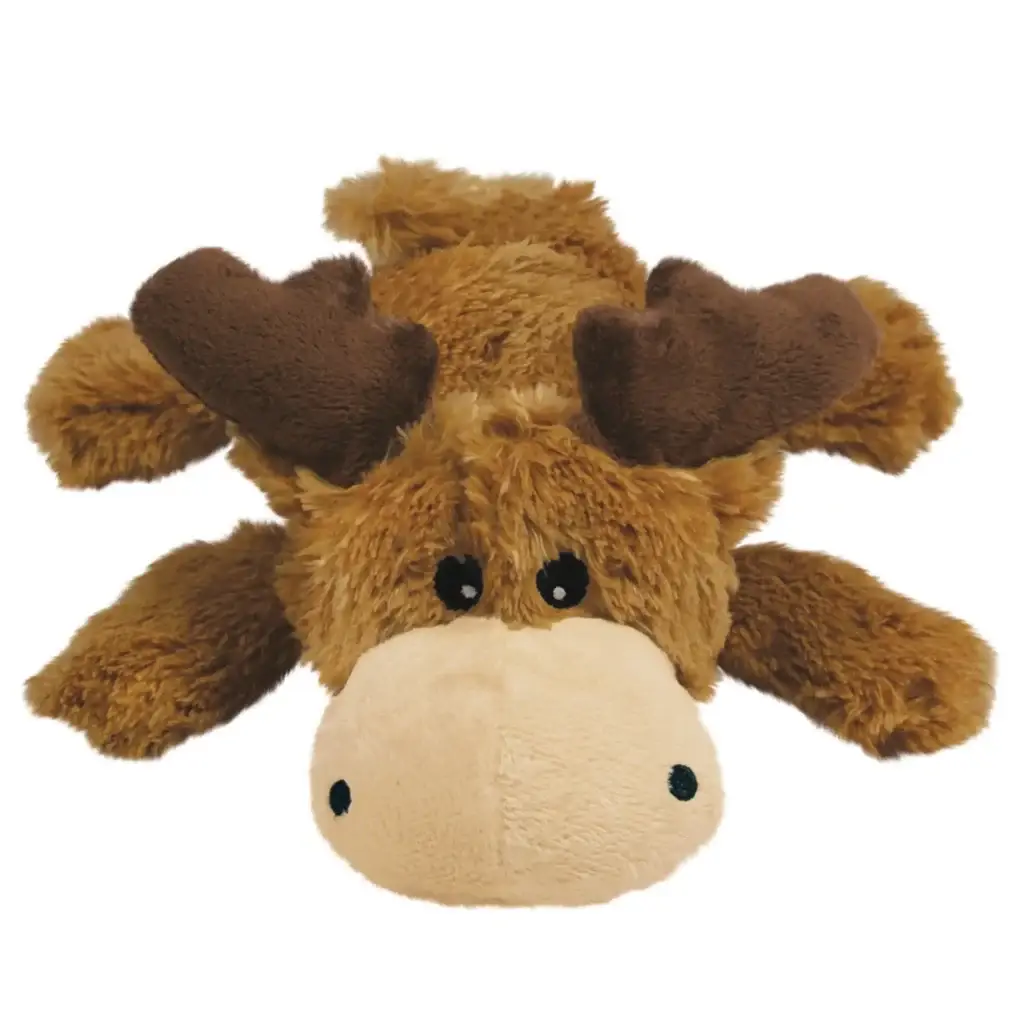 Front view of KONG Cozie Marvin Moose XL plush dog toy