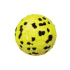 KONG Reflex Ball Dog Toy – Product KONG Reflex Floating Fetch Ball in yellow with black speckles made from durable floating Reflex material.