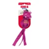 KONG Wubba Ballistic Friends Tug Toy – Hippo Character Pink KONG Wubba Ballistic Friends Tug Toy shaped like a hippo with long tails.