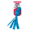 KONG Wubba Comet Tug Toy – Blue Blue KONG Wubba Comet Tug Toy with long nylon tails for fetch and tug play.