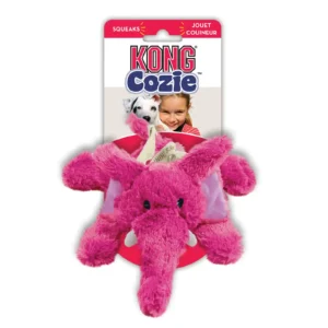 KONG Cozie Elmer Elephant toy in packaging