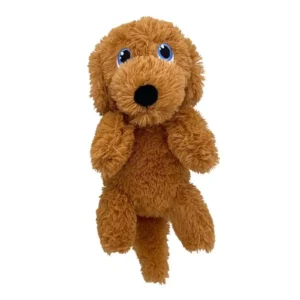 KONG Comfort Pups Goldie plush dog toy front view