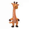 KONG Shakers Luvs Giraffe Dog Toy – Product KONG Shakers Luvs Giraffe Dog Toy showing orange plush body and giraffe pattern with soft fabric texture.