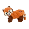 KONG Scampers Red Panda Dog Toy – Product KONG Scampers Red Panda Dog Toy featuring soft red and brown plush fur with white tail stripes.