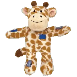 Plush KONG Wild Knots Giraffe toy without packaging.