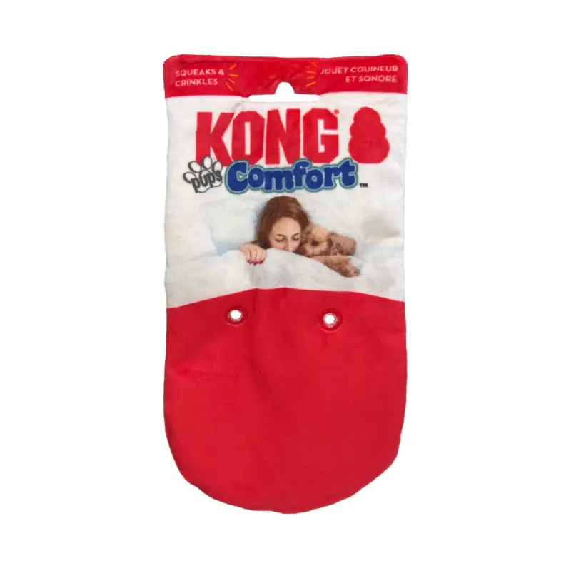 KONG Comfort Pups Spot Medium toy packaging
