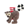 KONG Scampers Lemur Dog Toy – Packaging KONG Scampers Lemur Dog Toy in retail packaging with fluffy grey body and realistic lemur design.