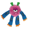 KONG Sneakerz Knots Dog Toy – Pink Monster KONG Sneakerz Knots Dog Toy in pink with one eye and green ears.