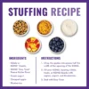 kong-senior-stuffing-recipe KONG Senior stuffing recipe with kibble, yogurt, fruit, and peanut butter