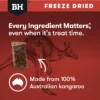 6-black-hawk-freeze-dried-kangaroo-dog-treat-40g Black Hawk Freeze Dried Kangaroo Australian Ingredient