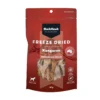 Black Hawk Freeze Dried Kangaroo Dog Treat 40g Front Pack Front of pack Black Hawk freeze dried kangaroo dog treats 40g showing premium dog treats in resealable pouch
