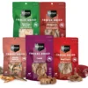 BlackHawk Freeze Dried Dog Treats Range BlackHawk freeze dried dog treats range featuring lamb chicken breast kangaroo whole salmon and beef liver in premium 50g pouches