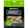 Blackdog Cannabics Dog Biscuits 500g Bag Blackdog Cannabics Dog Biscuits 500g bag showing hemp-infused dog biscuits in green and black packaging.