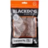 Blackdog Carob Buttons 250g resealable bag showing round carob button treats inside.