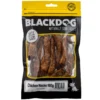Blackdog Chicken Necks Dog Treats 100g Pack Blackdog Chicken Necks dog treats in a 100g resealable bag