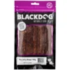 Blackdog Roo Jerky Straps Dog Treats 150g Bag Blackdog 150g bag of roo jerky straps dog treats in resealable purple pack.