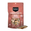 Freeze Dried Whole Salmon Pack and Treat Black Hawk freeze dried whole salmon dog treats pack with salmon piece