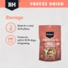 Freeze Dried Whole Salmon Storage Instructions Storage instructions for Black Hawk Freeze Dried Whole Salmon Dog Treats including cool dark storage and use within 10 to 14 days