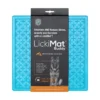 LickiMat Buddy XLarge turquoise dog lick mat shown in retail packaging
