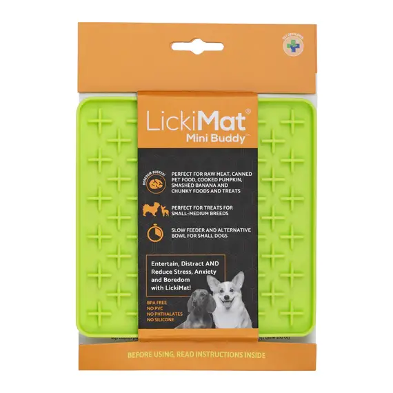 LickiMat Mini Buddy Packaging Green