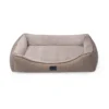 Front view of the Superior Ortho Haven orthopaedic dog bed with cushioned bolsters