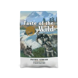 Taste of the Wild Pacific Stream smoked salmon puppy dry dog food bag
