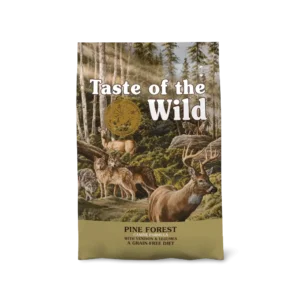 Taste of the Wild Pine Forest venison adult dry dog food bag