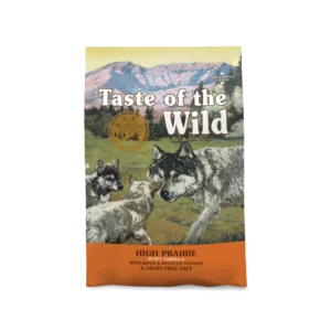 Taste of the Wild Puppy High Prairie bison and venison dry dog food bag