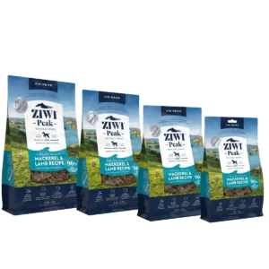 ZIWI Peak Air-Dried Mackerel & Lamb dog food assorted sizes