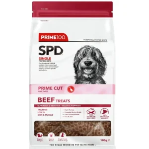 Prime Cut Beef Dog Treats packaging front