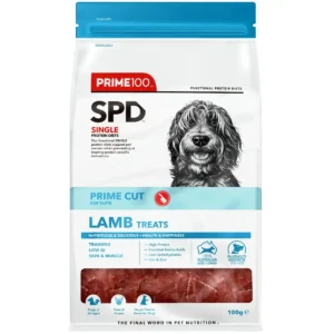 Prime Cut Lamb Dog Treats packaging front