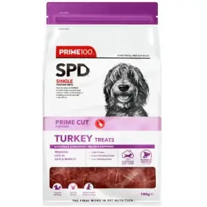 Prime Cut Turkey Dog Treats packaging front