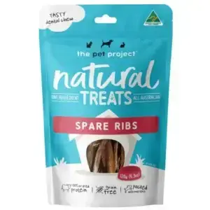 Spare Ribs Natural Dog Treats packaging front