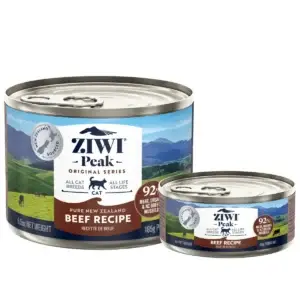 ZIWI Peak Wet Cat Food Cans Beef 85g and 185g cans